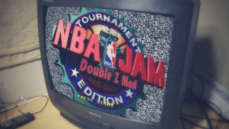 NBA Jam Tournament Edition Double Z ROM Hack Screen