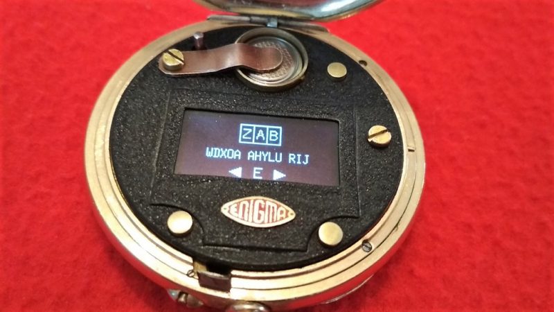 An Arduino Wrapped In An OLED Wrapped Inside An Enigma Pocket Watch ...