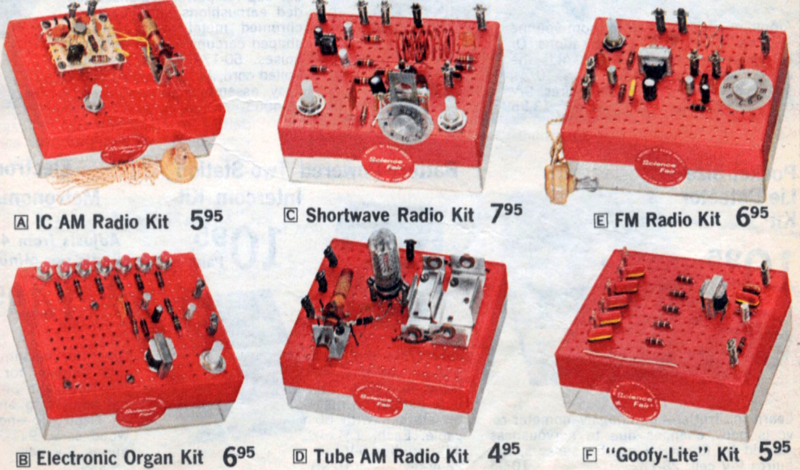 DELUXE PCB vintage transistor desgn UNBUILT SW shortwave radio science fair kit 