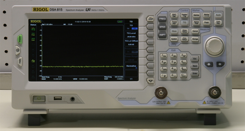 spectrum analyzer rigol dsa815 with tracking generator