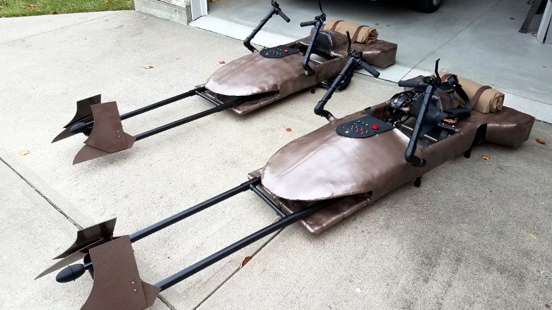 Wearable Speeder Bikes Are Ready For A Night Out | Hackaday