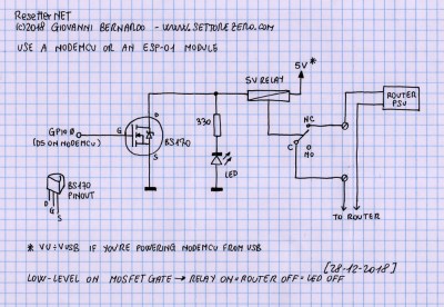 A very simple schematic for the resetter.