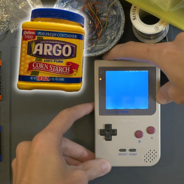 Corn Starch Fixes A Game Boy Screen Hackaday