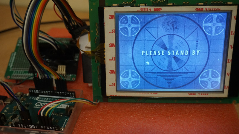 indlæg Bevise Sui Driving A Controllerless LCD With The Humble Arduino Uno | Hackaday