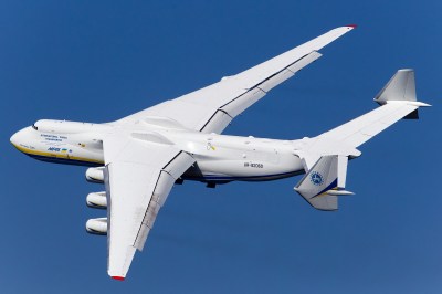 The Antonov 225 in flight. Alex Beltyukov [CC BY-SA 3.0]