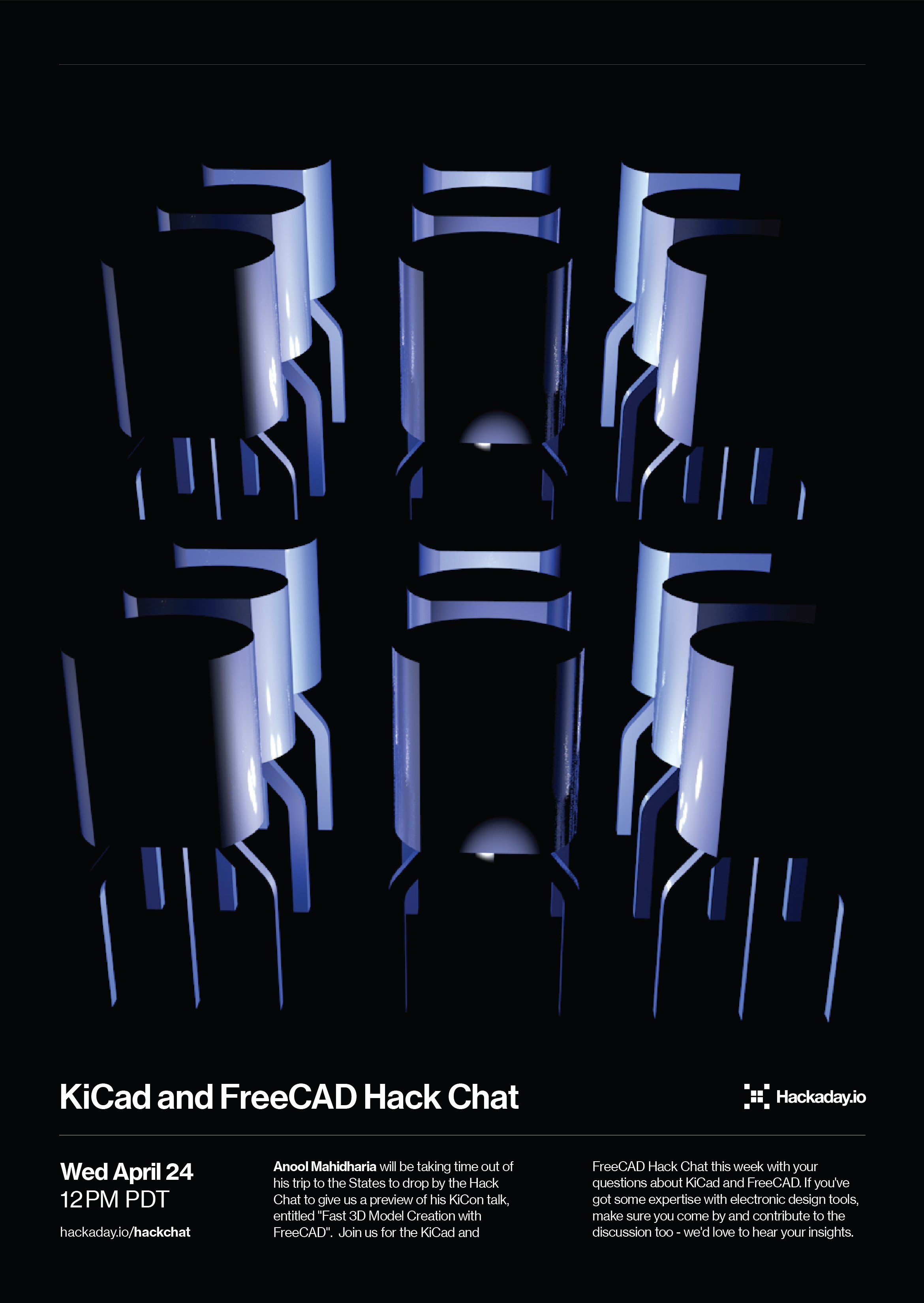 KiCad And FreeCAD Hack Chat | Hackaday