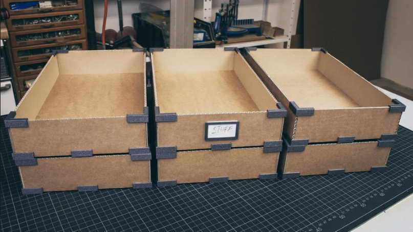 Custom Storage Boxes, From And 3D Printed Bits | Hackaday