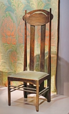 A Charles Rennie Macintosh chair from the turn of the 20th century in the Musée d'Orsay in Paris. Jean-Pierre Dalbéra (CC BY 2.0)