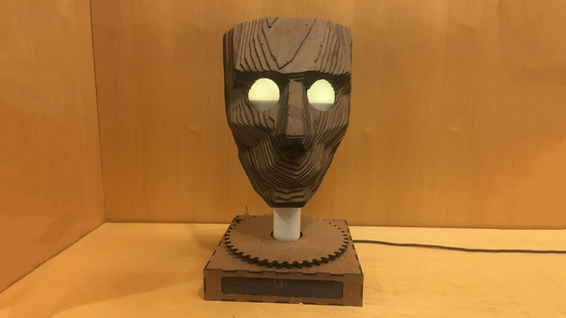 Motion Tracking Face Really Does Follow You Around The Room | Hackaday