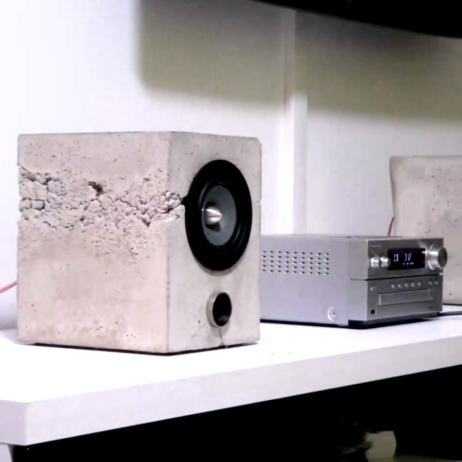 concrete speaker box