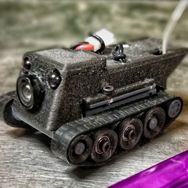 Tiny Tank Inspects Your Crawlspace Hackaday