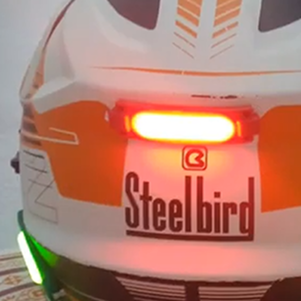 wireless motorcycle smart helmet led light