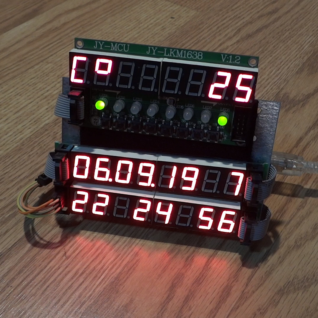 tiny digital clock