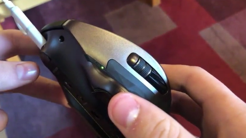 logitech setpoint mouse battery level