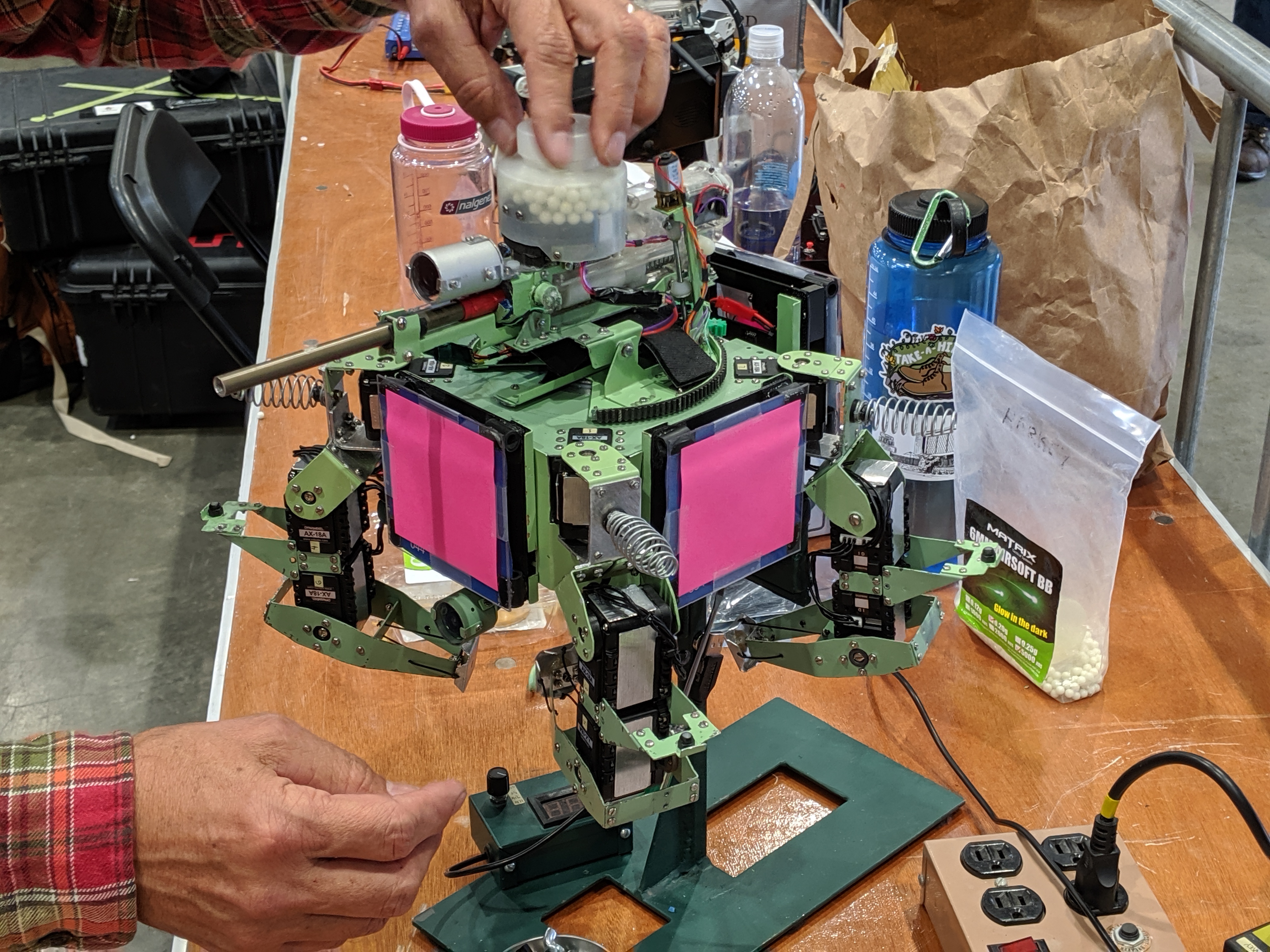 Mech-warfare-target-plates-installed | Hackaday