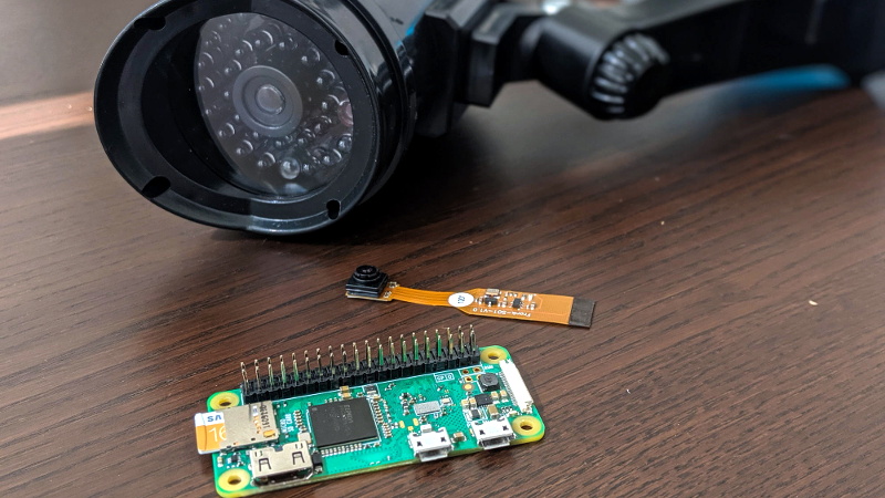 Pi Zero Streams Video From Fake Secu!   rity Camera Hackaday - 