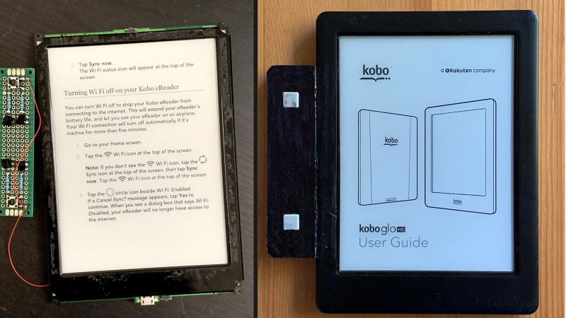 E-Book Reader Gets Page Turn Buttons, Is None The Wiser