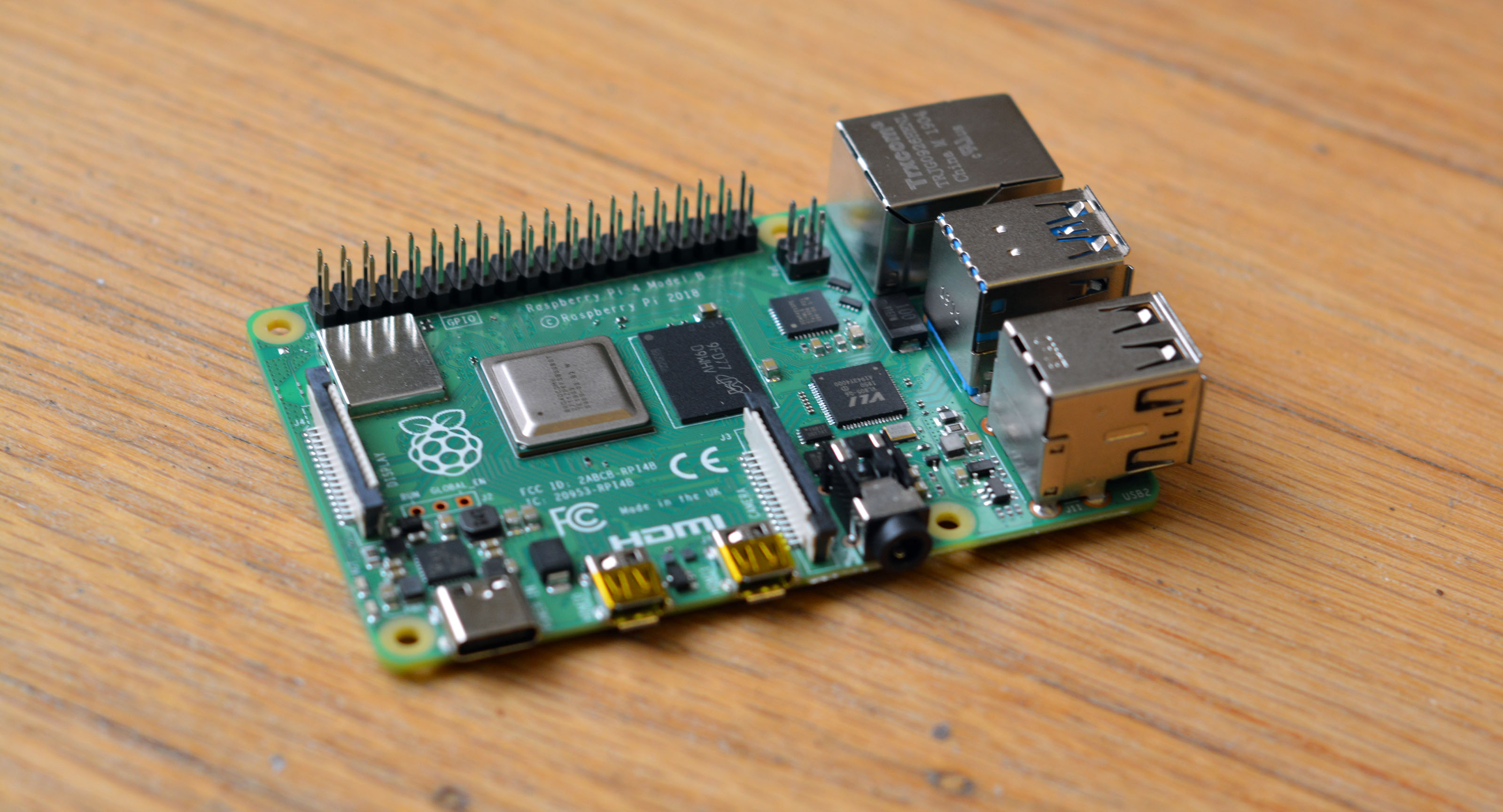 Official Original Raspberry Pi 4 Model B Dev Board or 4b Kit(G) RAM 1GB 2GB  4GB 8GB Core CPU 1.5Ghz 3 Speeder Than Pi 3B+