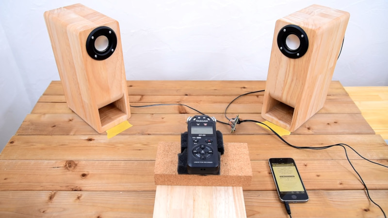 loudspeaker wood