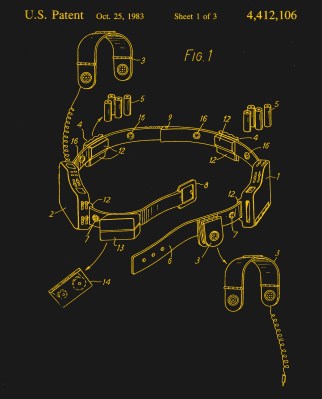 The famous Stereobelt , from US patent US4412106A.