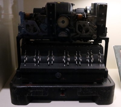 The Lorenz cypher machine.