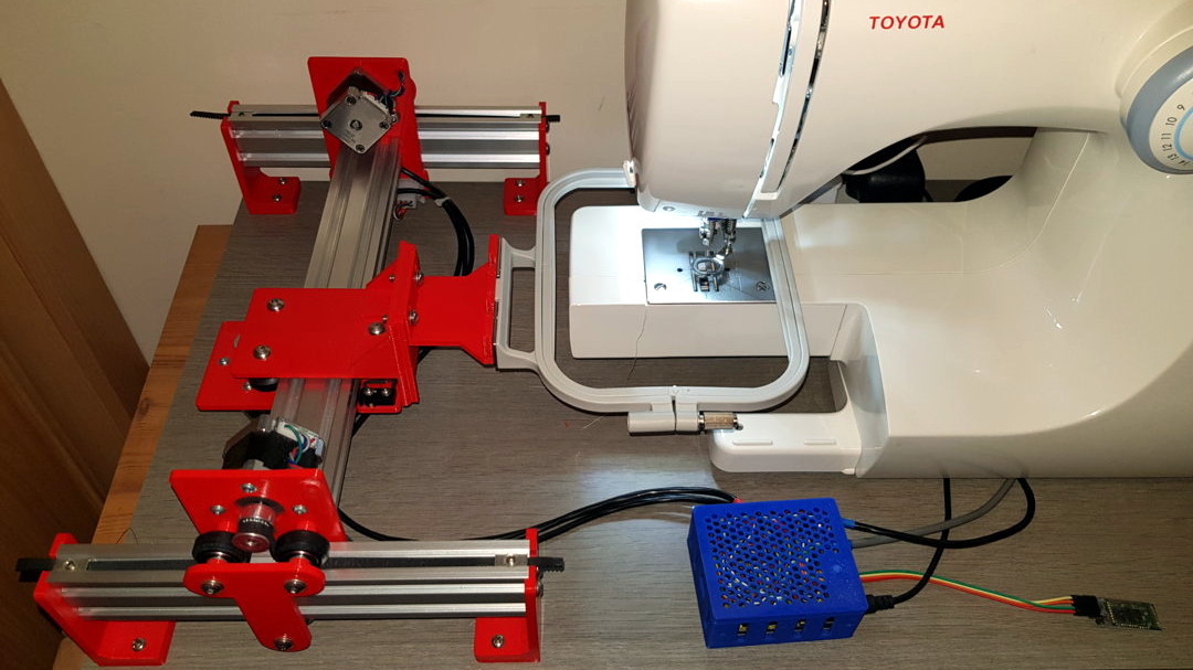 A Better Embroidery Machine, With 3D Printing And Common Parts | Hackaday
