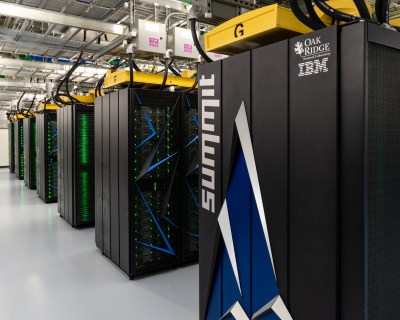 ORNL's Summit supercomputer, fastest until 2020 (Credit: ORNL)