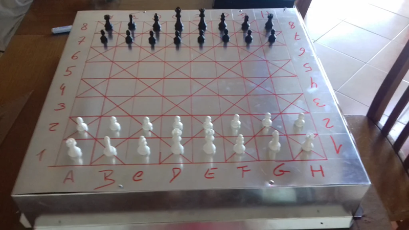 Wizard Chess moves via Raspberry Pi