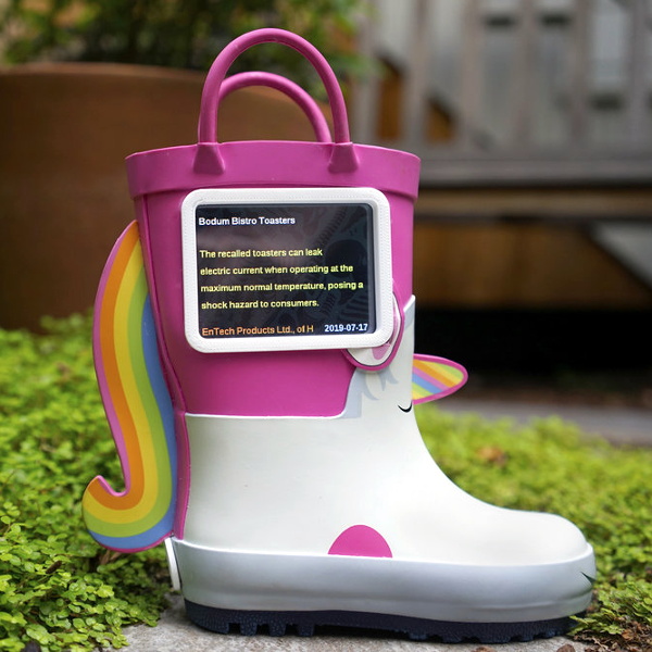 Cat and jack 2025 unicorn boots recall