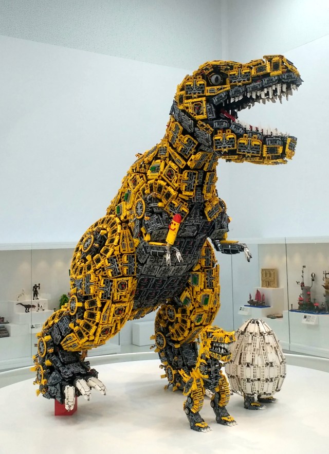 indlogering Onset Indica Legohouse-dinosaur | Hackaday