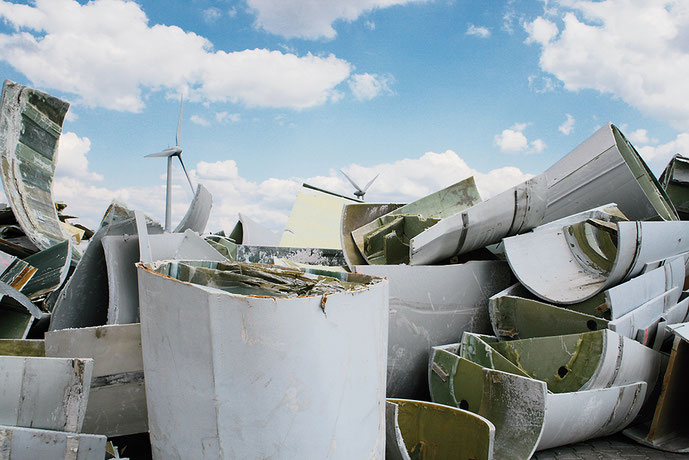 used windmill blades