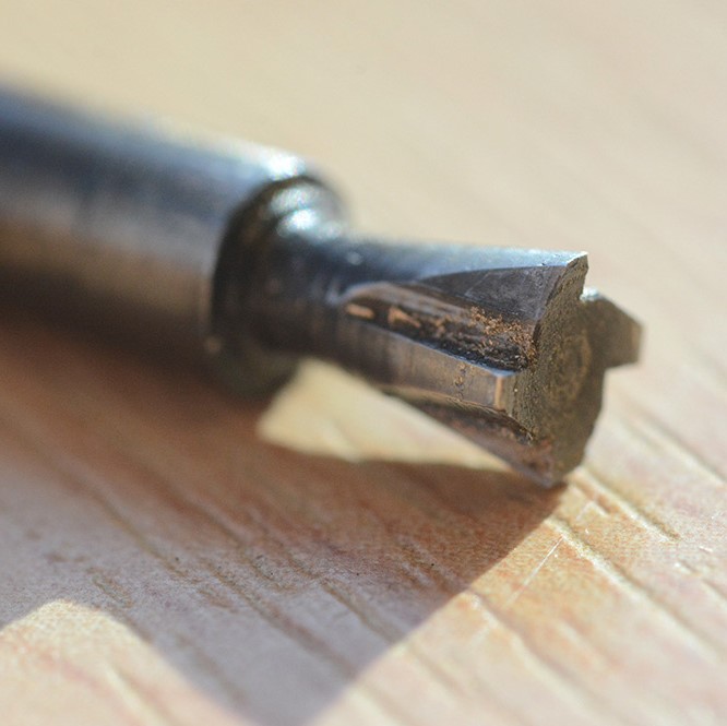 DIY Tiny Dovetail Cube Needs DIY Dovetail Cutter Hackaday