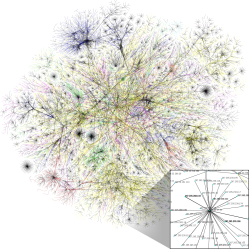 A map of the internet in 2006. (Opte project, CC BY 2.5)