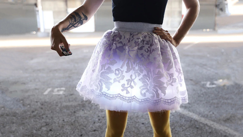 LED Skirt By Day, By Night | Hackaday