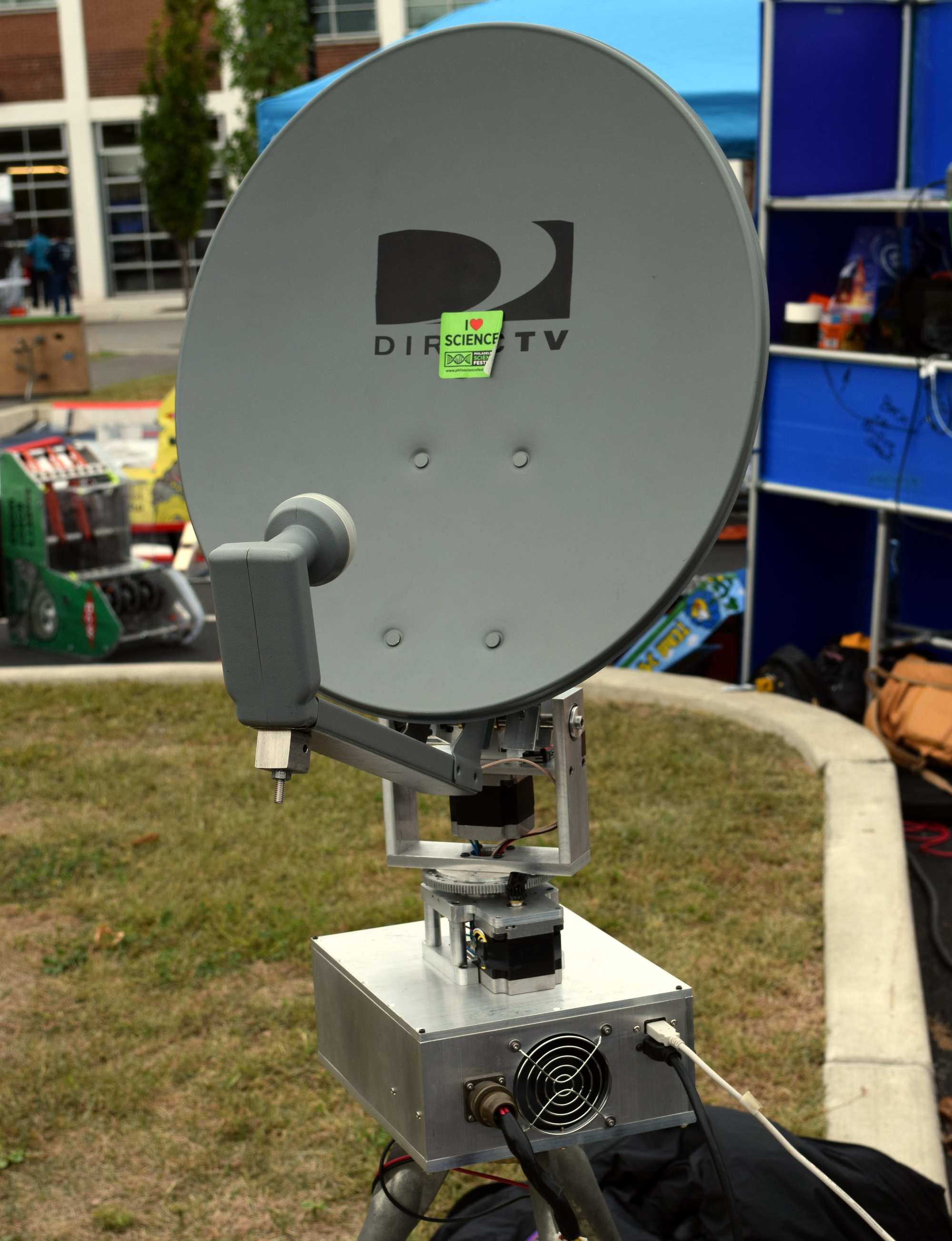 Build a shop satellite dish