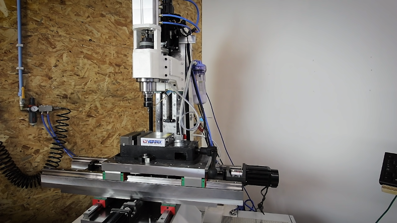 jalea busto Queja Steel Tubes And Ground Plates Form The Skeleton Of This DIY Vertical CNC  Mill | Hackaday