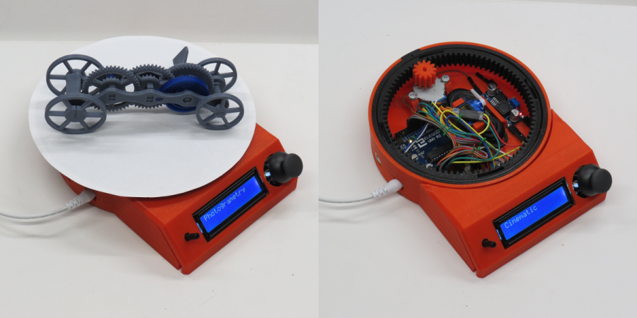 Spinning platform for photography - Mini turntable by Tom Idea C