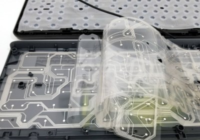 disassembled membrane keyboard