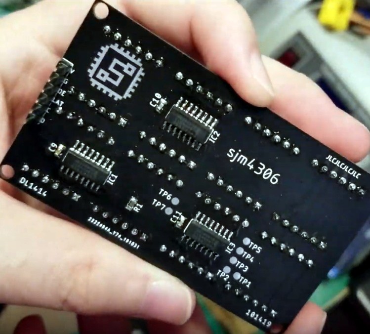 Chaining Together A 16×2 Bubble LED Display | Hackaday