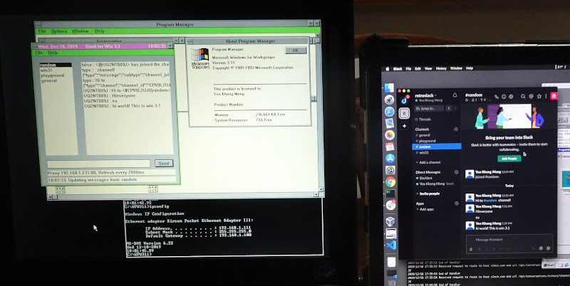 Slack, Now On Windows 3.1