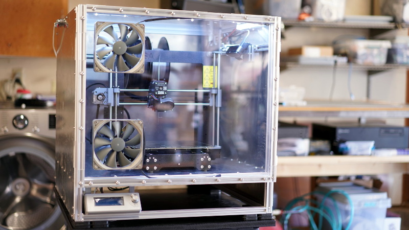 Har lært Hej Råd Stackable Open Source 3D Printer Enclosure | Hackaday