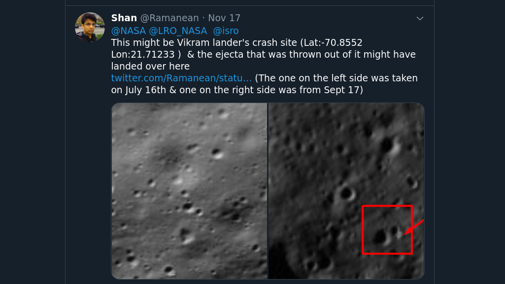 Chandrayaan-2 Found By Citizen Scientist; Reminds Us Of Pluto Discovery | Hackaday Chandrayaan-2 Found By Citizen Scientist; Reminds Us Of Pluto Discovery | Hackaday