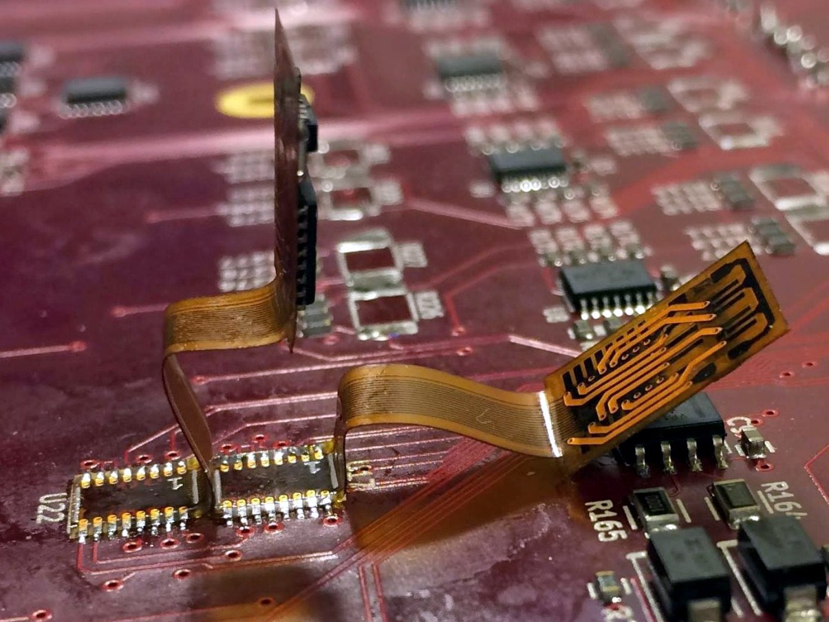 Board Rework Wire Tidy Board Rework Uses Flex PCBs, No Wires | Hackaday