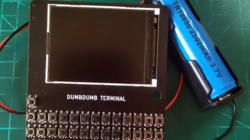 A Pocket Sized Terminal For Mobile Python Hacking Hackaday