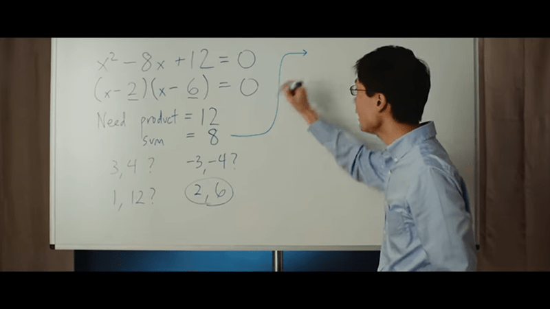 Finding the Standard Form Equation of a Line (PQ Video)