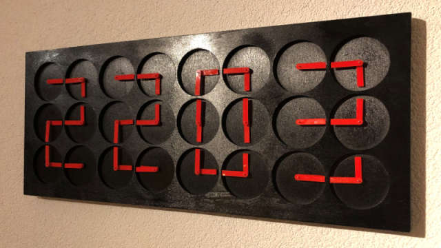 A Solari Mechanical Digital Clock Hack With A Little Extra