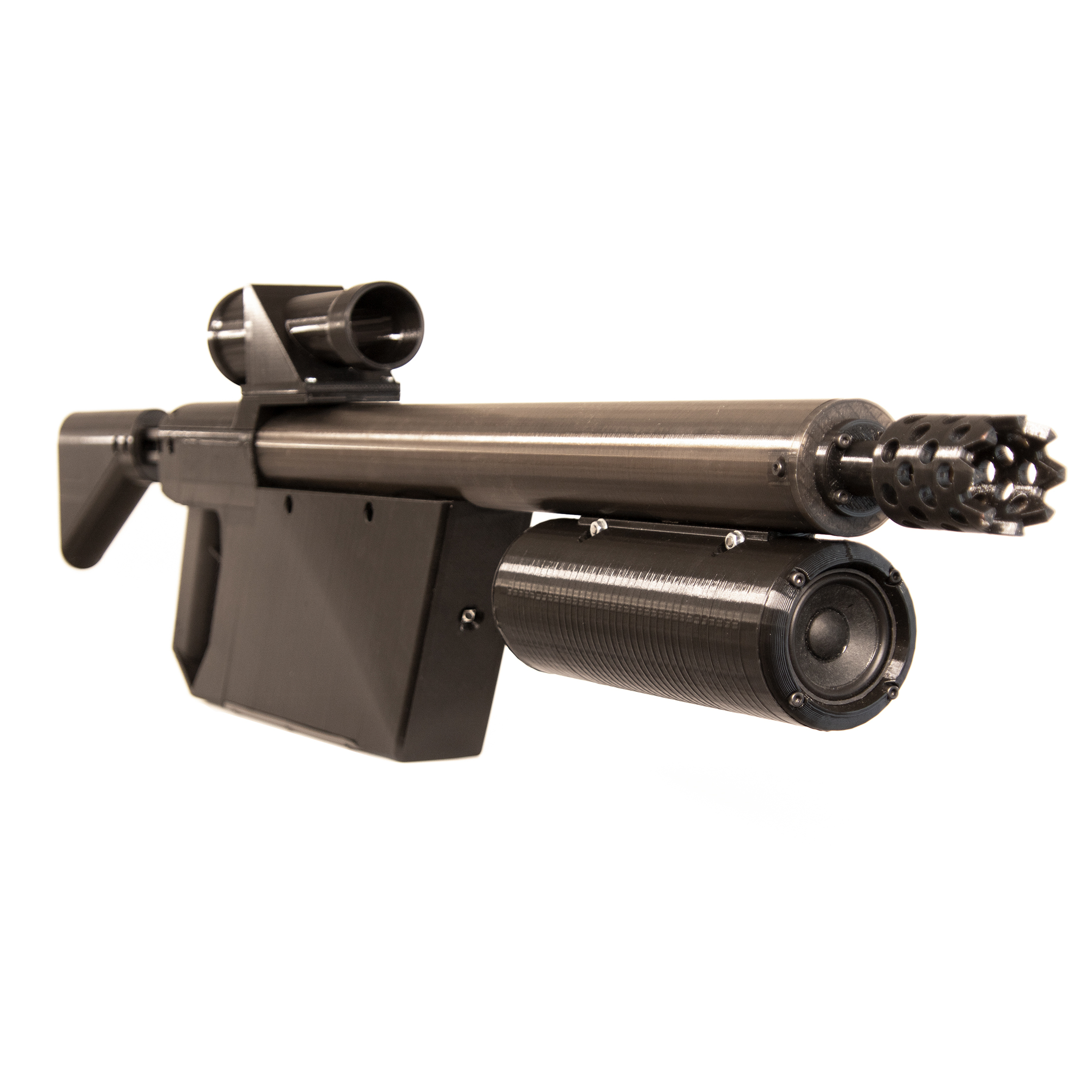 Custom Laser Tag Rifle Packs A Sonic Punch | Hackaday