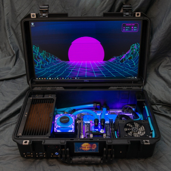 A Water Cooled Gaming Pc You Can Take With You Hackaday