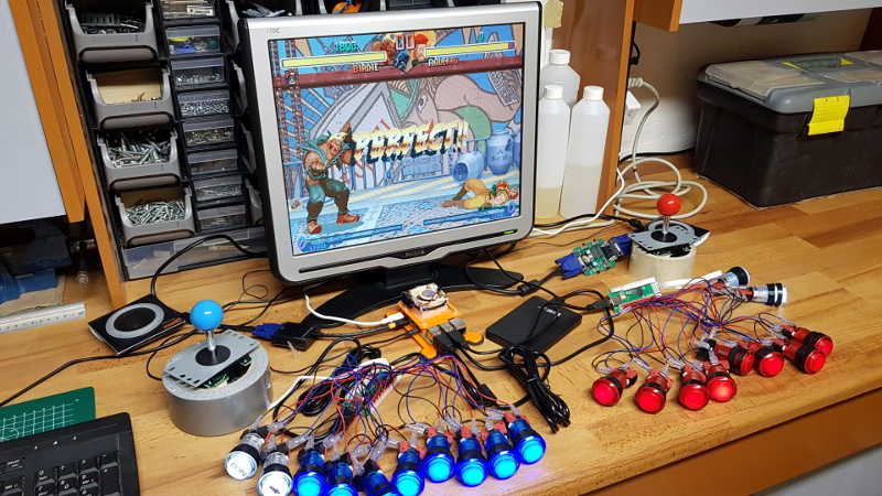 A Custom Raspberry Pi 4 Arcade Cabinet Hackaday