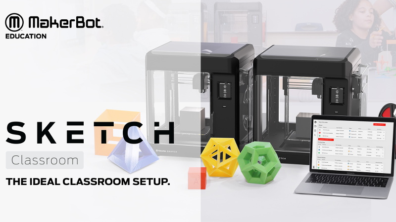 Makerbot Sketch Classroom 3D Printer Bundle - Ink Station